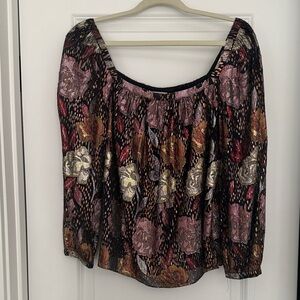 Rebecca Taylor Multicolor Floral Blouse